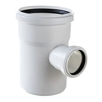 Тройник малошумной канализации 110х50 мм 90° Уют Контур