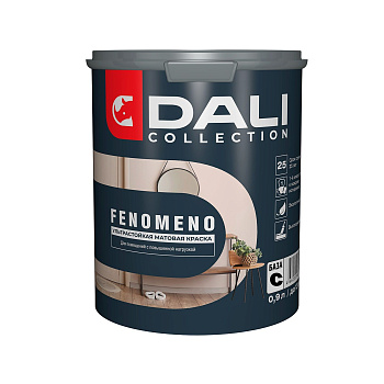 Краска водно-дисперсионная Dali Fenomeno База С прозрачная 0,9 л