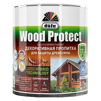 Пропитка WOOD PROTECT "Dufa" махагон 0.75л