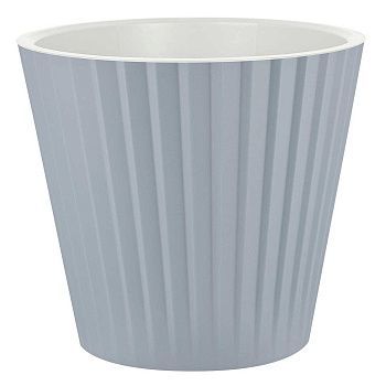 Горшок цветочный InGreen Sand Утренний туман 28 см 10,5 л c дренажной вставкой