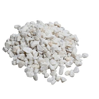 Крошка мраморная белая 7,5 кг фракция 5-10 мм