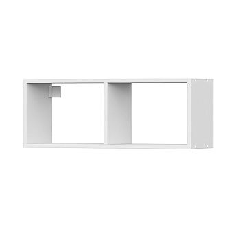 Полка книжная Токио 800х300х250 мм Белый текстурный