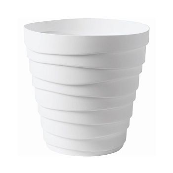 Кашпо Бархан белый 2,25 л