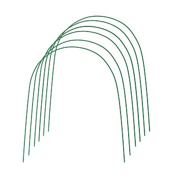 Дуги для парника металл в кембрике 6 шт 3 м 10х0,5 м