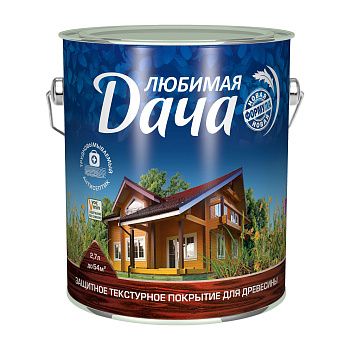 Любимая дача-текстурное покрытие 2,7л махагон