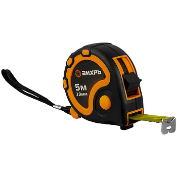 Рулетка 5 м х 19 мм Вихрь 73/11/1/2