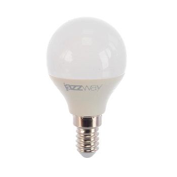 ЛАМПА светодиодная бел.свет E14 230 7 Вт 5000K G45 Jazzway