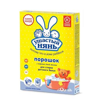Порошок стиральный для детского белья Ушастый нянь 400 г