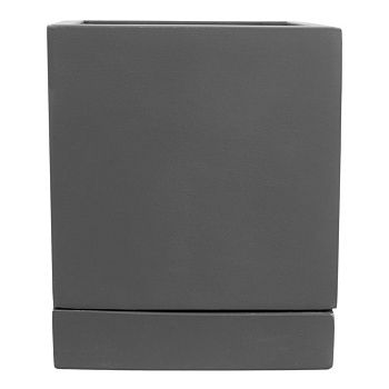 Кашпо Лофт VipSet антрацит 0,6 л