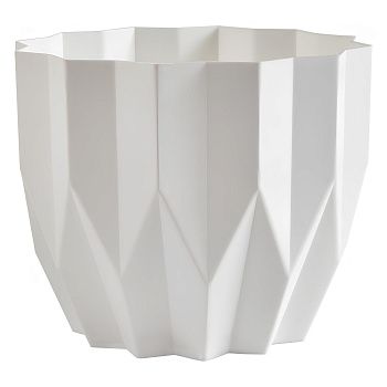 Кашпо Геометрия белый 5,8 л