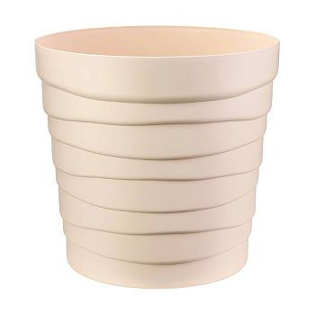 Кашпо Бархан кремовый 7,5 л с донышком