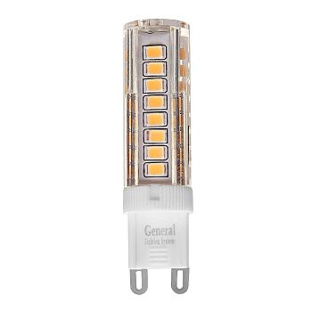 Лампа светодиодная General LED G9 10Вт 220V 6500К пластик