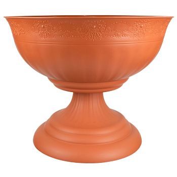 Вазон Альтернатива Венеция на ножке коричневый 45 см 17 л