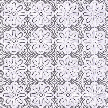 Клеенка ажурная Dekorelle Lace 060 белый 1,32 м