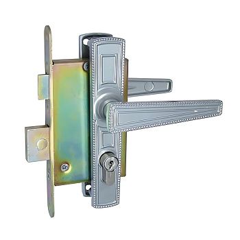 Замок врезной ЗЕНИТ ЗВ4-3 ( Гальванический никель)