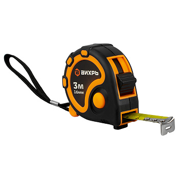 Рулетка 3 м х 16 мм Вихрь 73/11/1/1