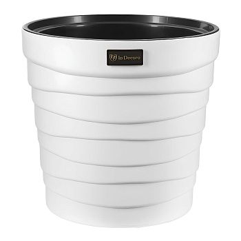 Кашпо Бархан белый 12 л