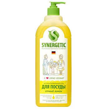 Средство для мытья посуды Synergetic Лимон 1 л