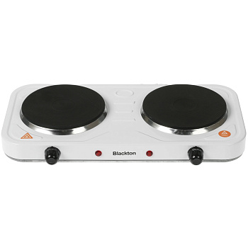 Плитка электрическая Blackton Bt HP217W 2 конфорки диск 1кВт+1кВт белая