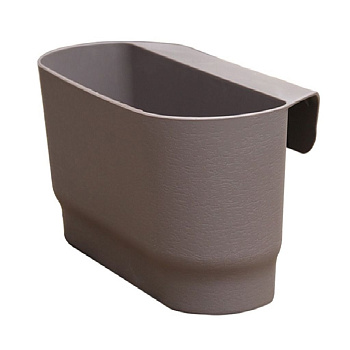 Кашпо подвесное коричневое 45х23х18,5 см 2024-3280-1
