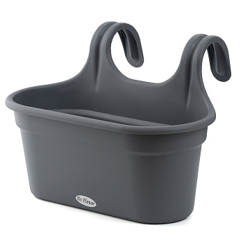 Кашпо подвесное графитовое 5 л AVSP8048-2