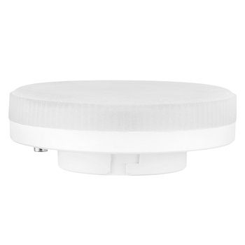 Лампа светодиодная GX53 LED 8Вт  6500K  720Лм пластиковый корпус, стеклянная крышка