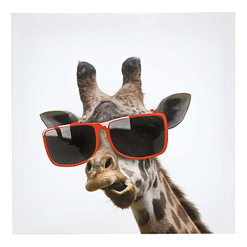 Картина канвас H-1148H (30х30) жираф