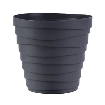 Кашпо Бархан антрацит 1,4 л