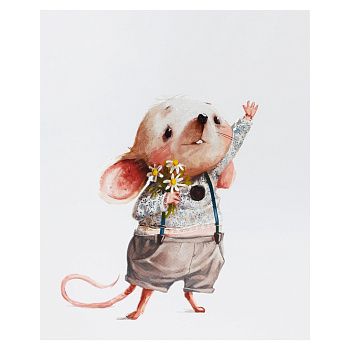 Картина-холст Н-1605H (48*39) Мышь