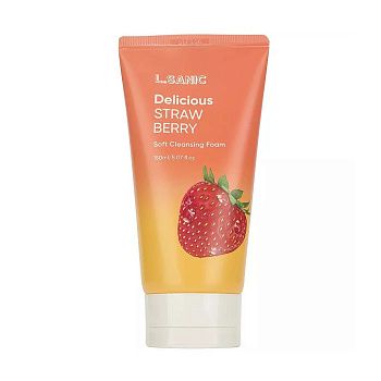 Пенка для умывания L.Sanic Очищающая с экстрактом клубники 150 мл