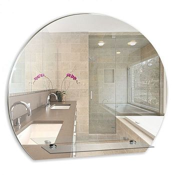 Зеркало Mixline Елена 570х480 мм с полкой