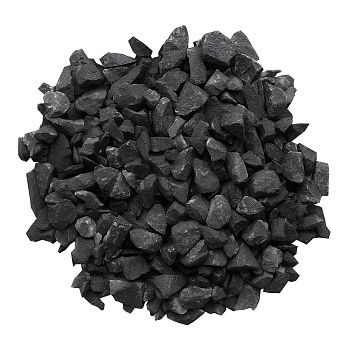 Крошка мраморная черная 10 кг фракция 5-10 мм