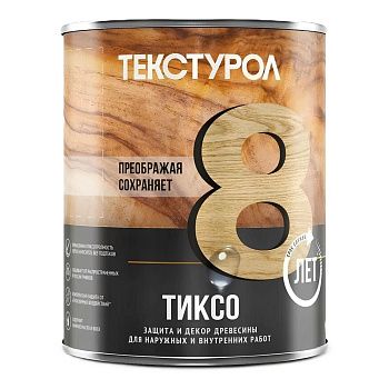 Защита и декор древесины Текстурол Тиксо тик 1 л