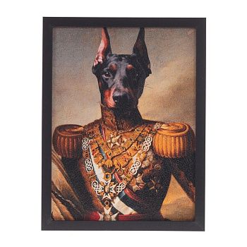 Картина-постер Дог 33х43х2 см