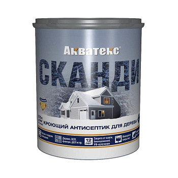 Антисептик для дерева кроющий Акватекс Сканди имбирь 0,75 л