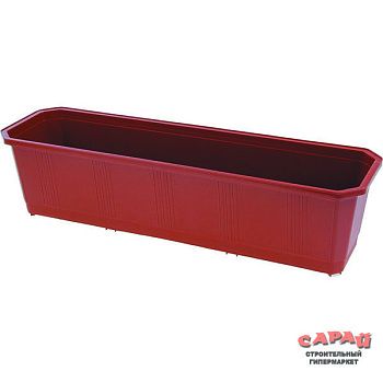 Ящик балконный без поддона терракот 60 см