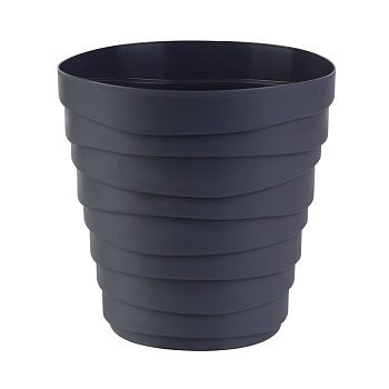 Кашпо Бархан антрацит 3,5 л