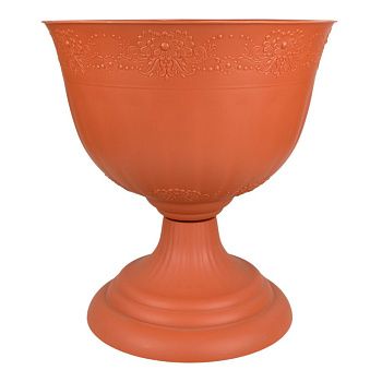 Вазон Венеция коричневый 40 см 18 л