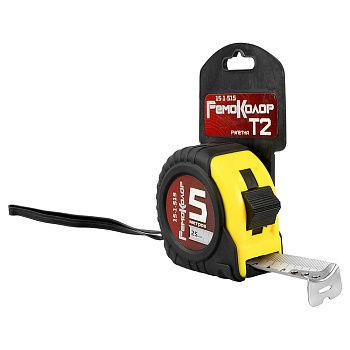 Рулетка 5 м х 25 мм РемоКолор T2 15-1-515