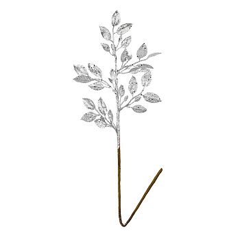 Украшение интерьерное Ветка Серебристая 72x17x1 см