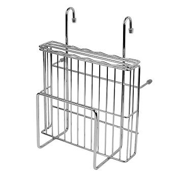 Полка для ножей и досок хром