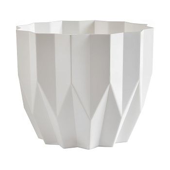 Кашпо Геометрия белый 0,8 л