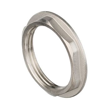 Контргайка латунь никель 1 1/4" ВР