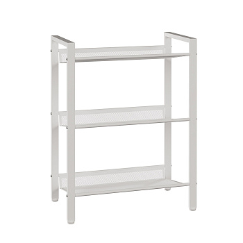 Полка для обуви Торонто 13 470х610х265 мм металл Белый
