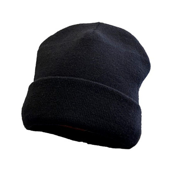 Шапка акриловая черная