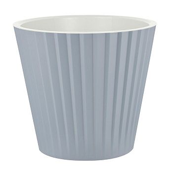 Горшок цветочный InGreen Sand Утренний туман 23 см 5,8 л c дренажной вставкой