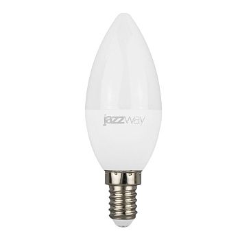 ЛАМПА светод, бел.свет PLED-ECO-C37 5W 4000K E14 400lm 230V 50Hz Jazzway