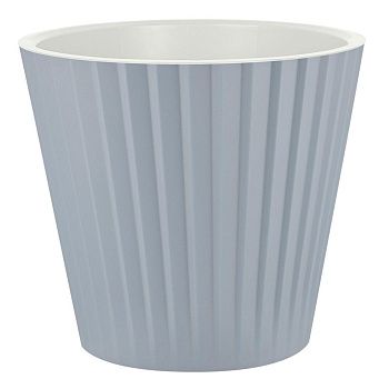 Горшок цветочный InGreen Sand Утренний туман 32 см 15,8 л c дренажной вставкой на колесиках