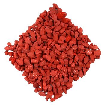 Крошка мраморная красная 10 кг фракция 5-10 мм