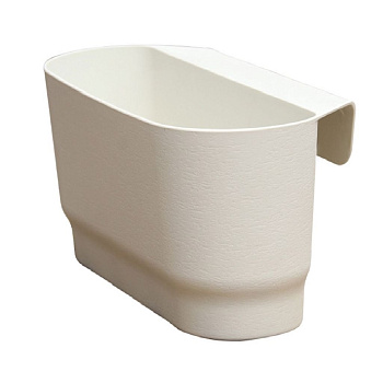 Кашпо подвесное молочное 45х23х18,5 см 2024-3280-2